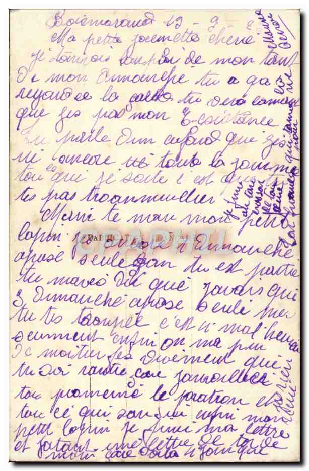 CPA Fantaisie Homme — Back