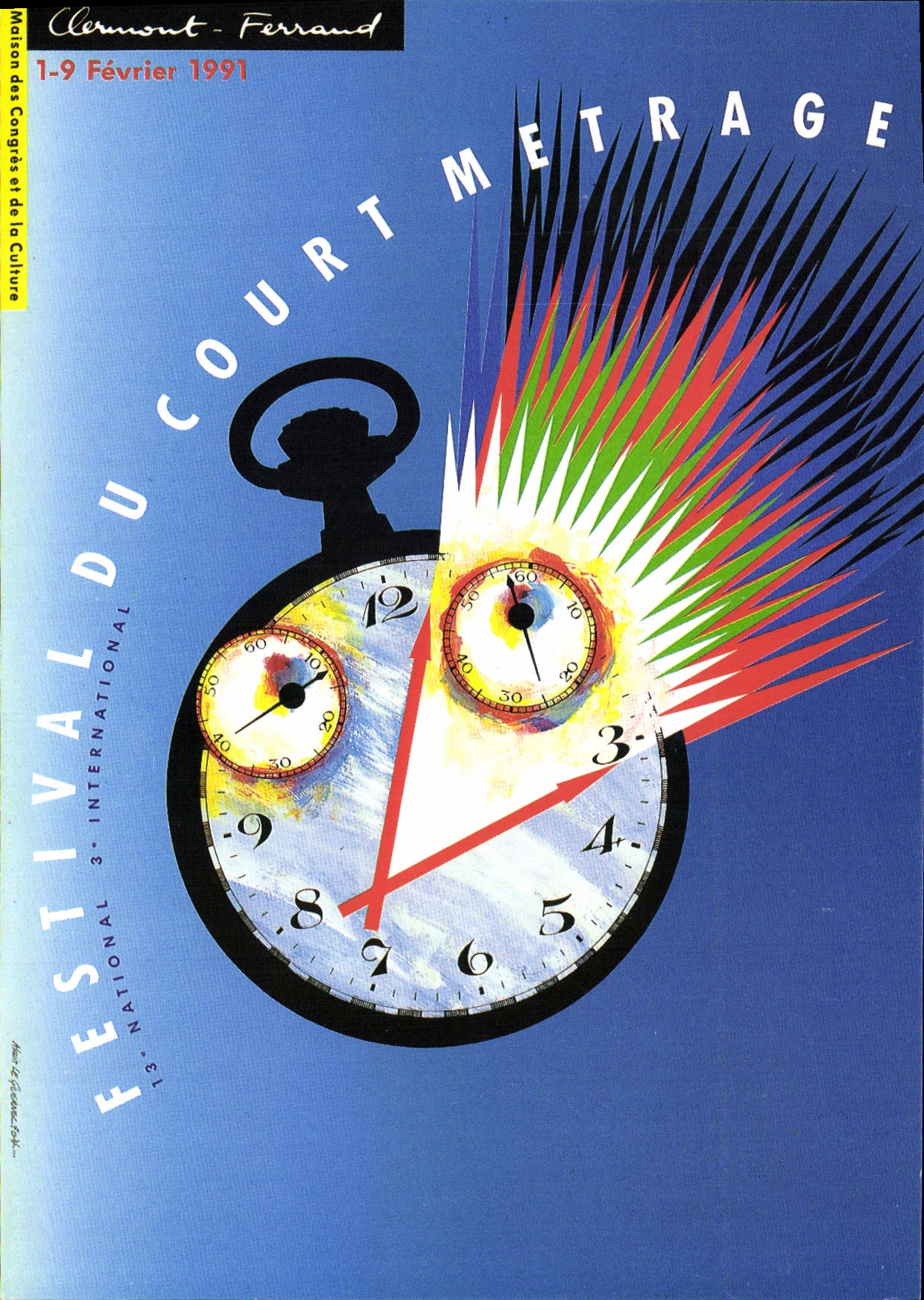 Festival du Court Métrage — 13e édition — Clermont-Ferrand, 1-9 Février 1991 — Maison des Congrès et de la Culture