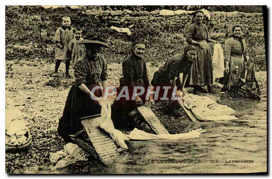 REPRO Le lot Lavandieres Folklore Femmes
