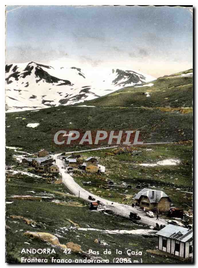 CPM Andorra Pas de la Casa Frontera franco andorrana Andorre