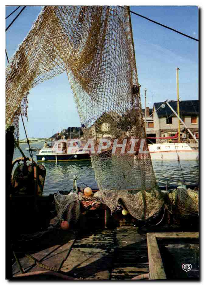 CPM Carteret Le Petit Port Vers le Cap Bateaux