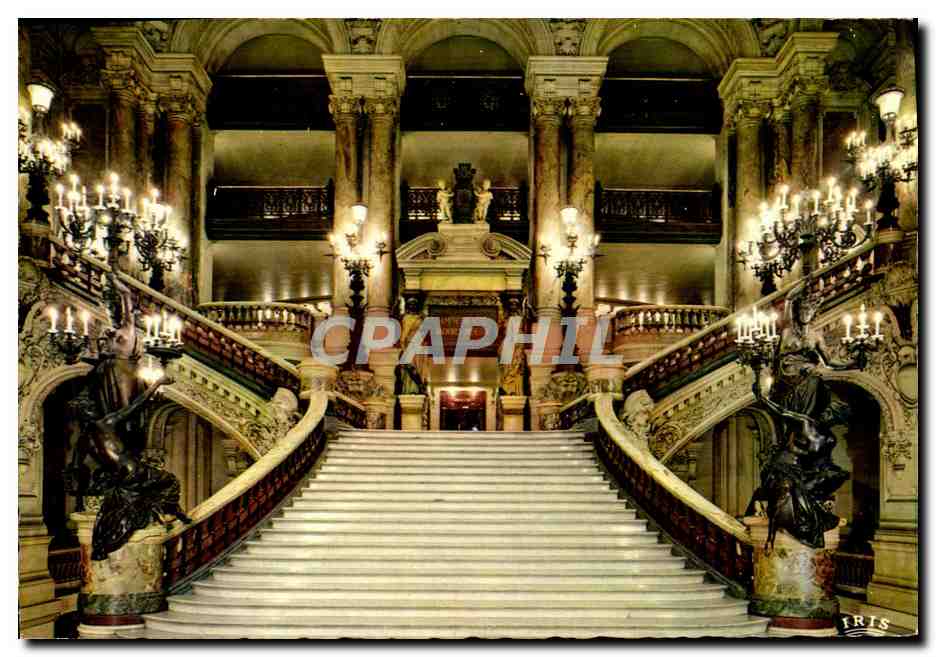 CPM Paris Theatre de L'Opera L'escalier d'honneur