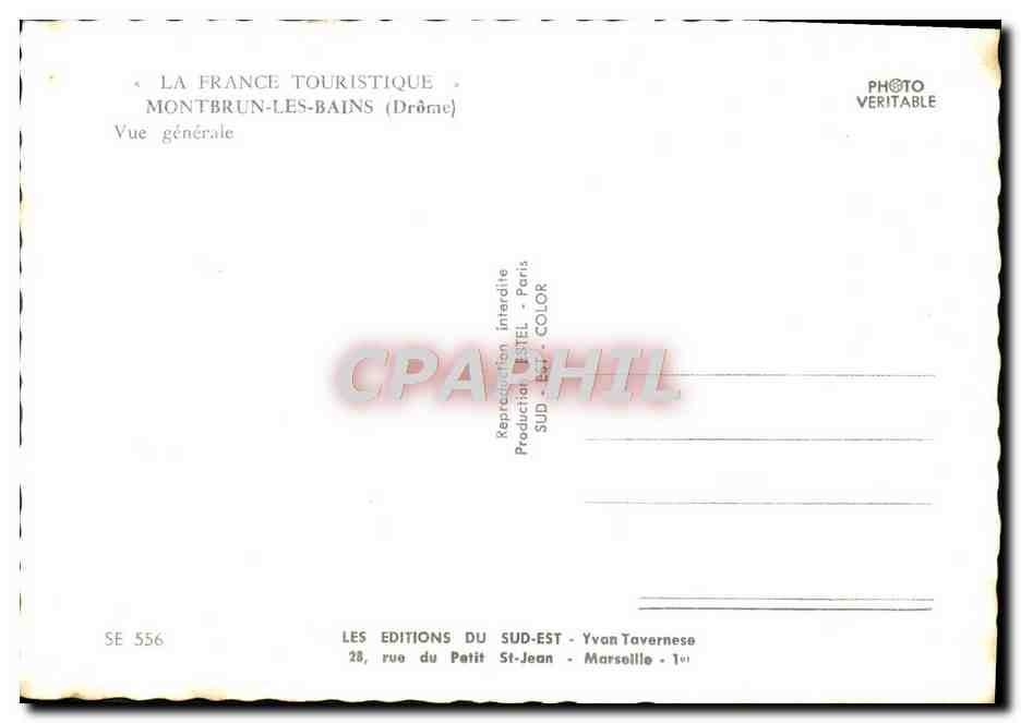 Montbrun-les-Bains — Vue générale — Les Éditions du Sud-Est, n° SE 556 — Reverso