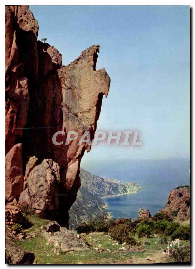 CPM La corse De Beaute Les Calanche Rocher dechiquete s'elancant en aiguille