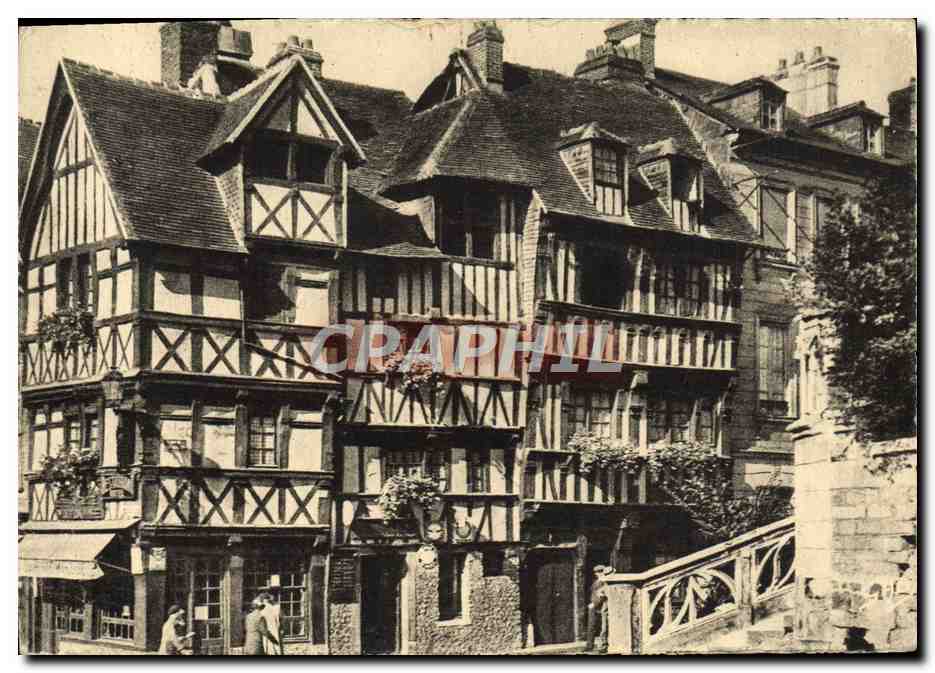 CPM Lisieux Vieilles Maisons Rue au clair 