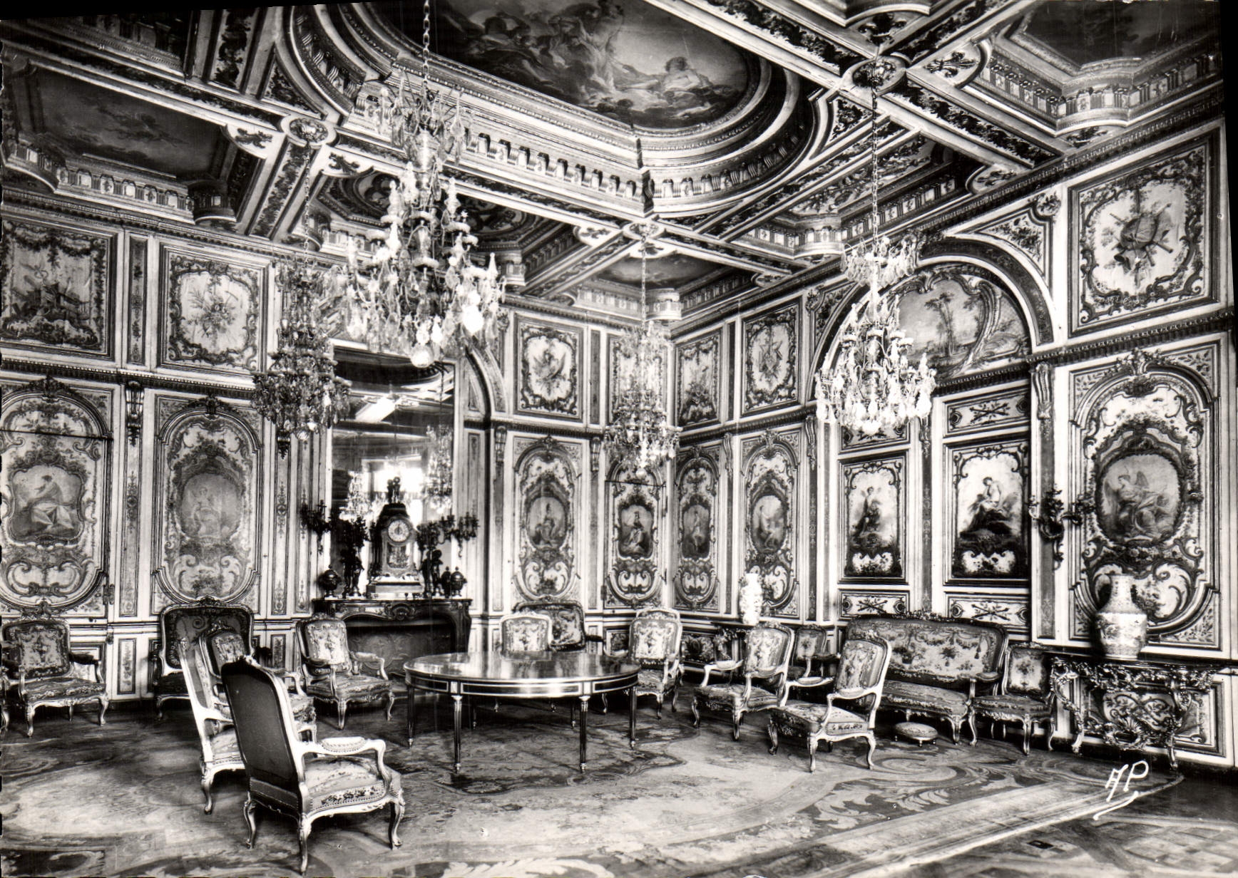 Schloss Fontainebleau — Ratssaal — Éd. d'Art A.P., Versailles - Vorderseite
