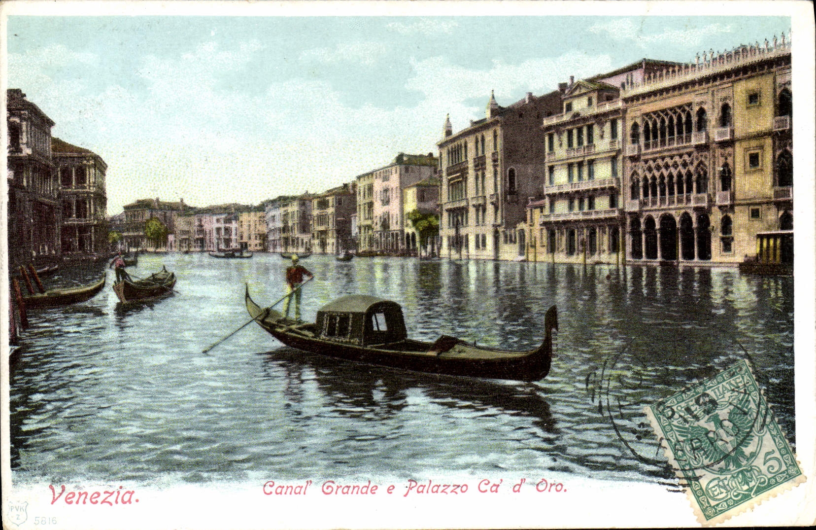 CPA Venezia Canal Grande e Palazzo Ca d'Oro