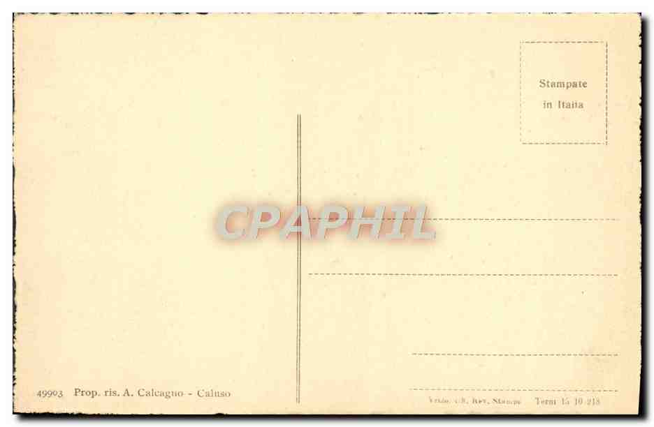 CPA Veduta Di Fontainemore e Fiume Lys — Rückseite
