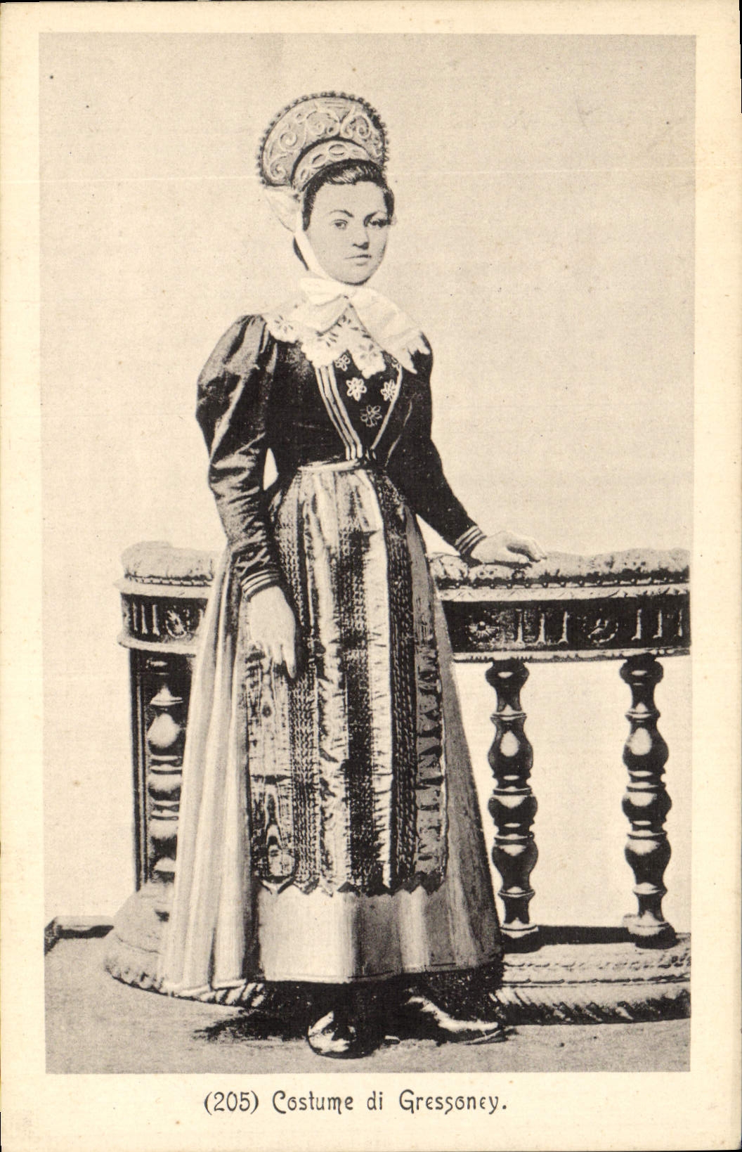 CPA Costume di Gressoney Folklore 