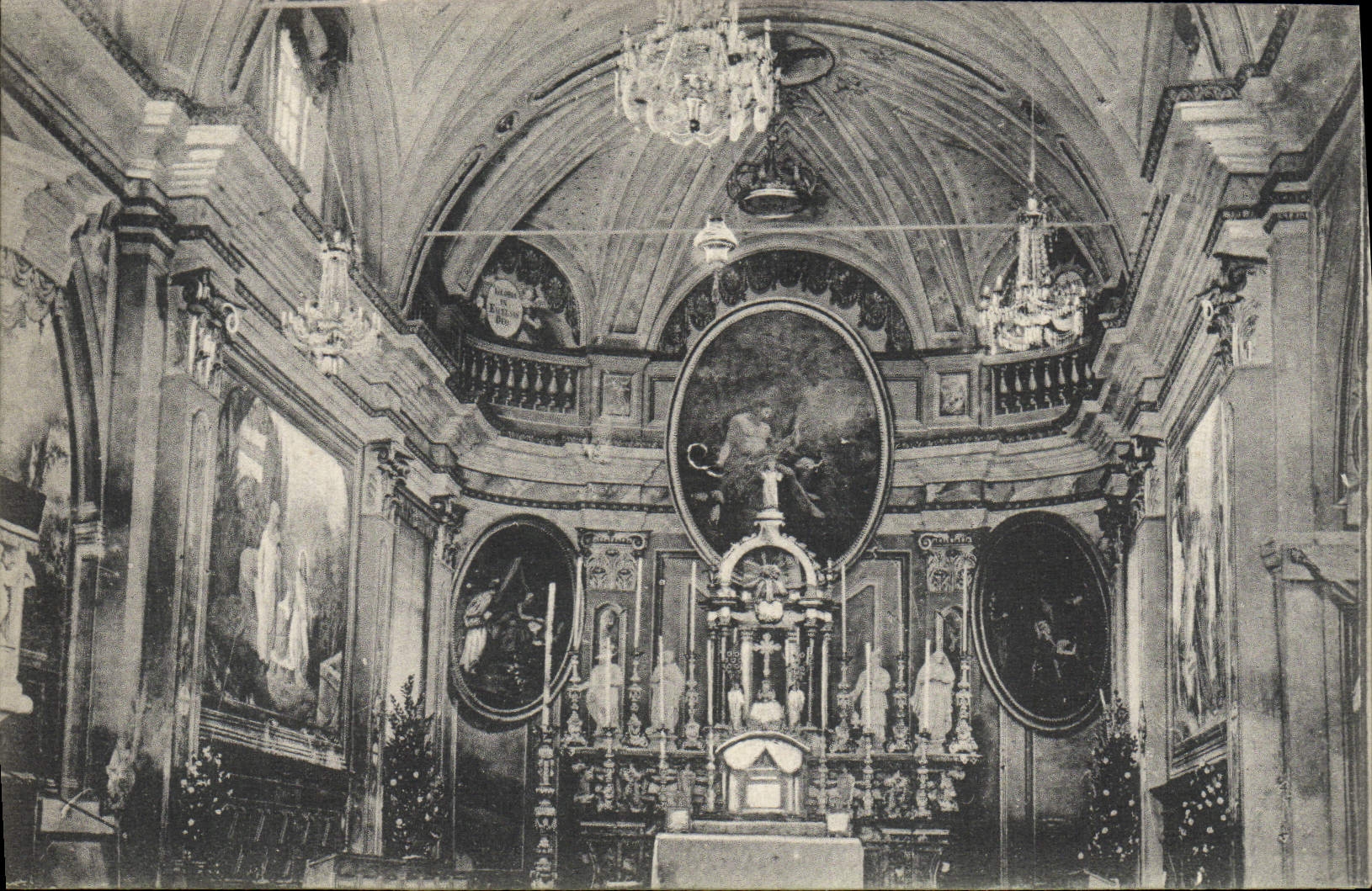 CPA Gressoney Altare Maggiore della Chiesa Parrocchiale