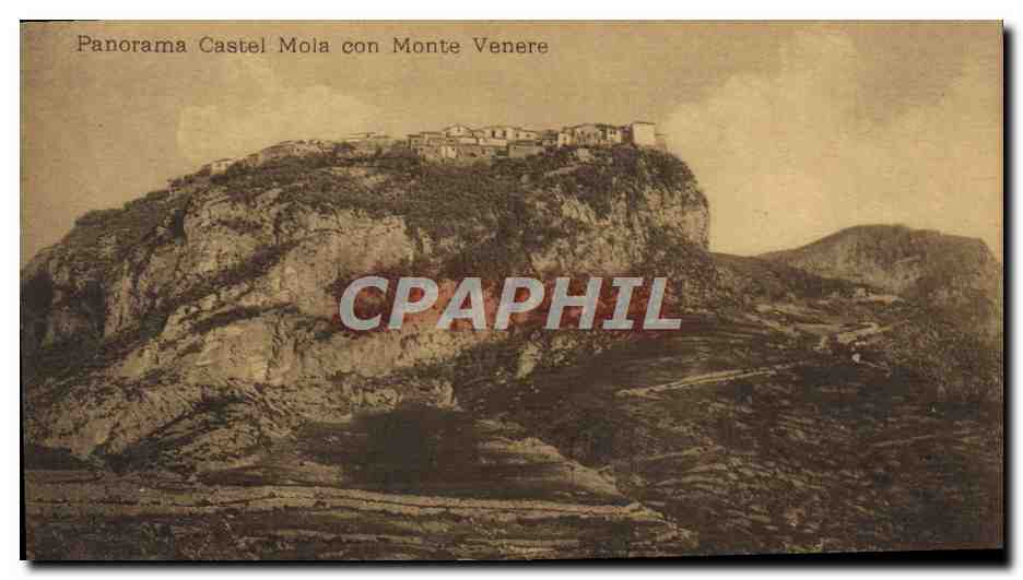 CPA Panorama Castel Mola Con Monte Venere