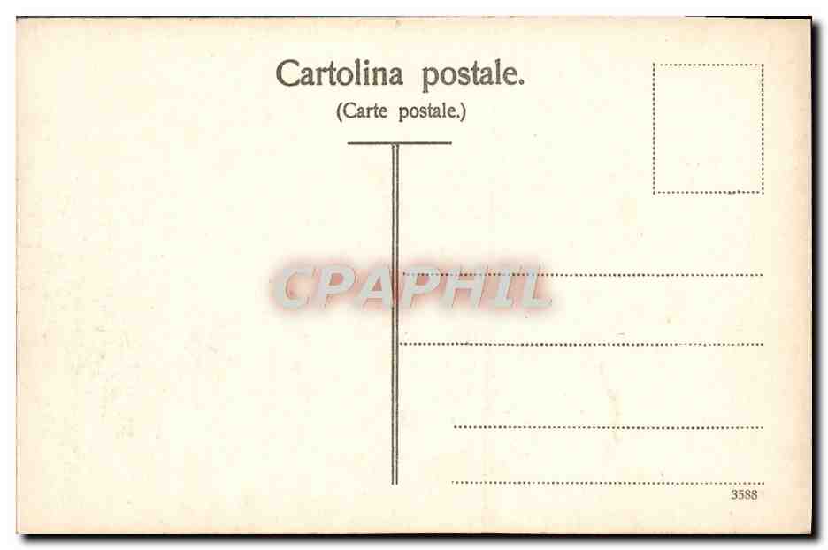 CPA Taormina Veduta Dell'Etna Volcan — Rückseite