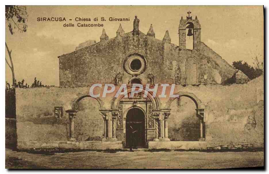 CPA Siracusa Catacombe Di S Giovanni Delle Catacombe