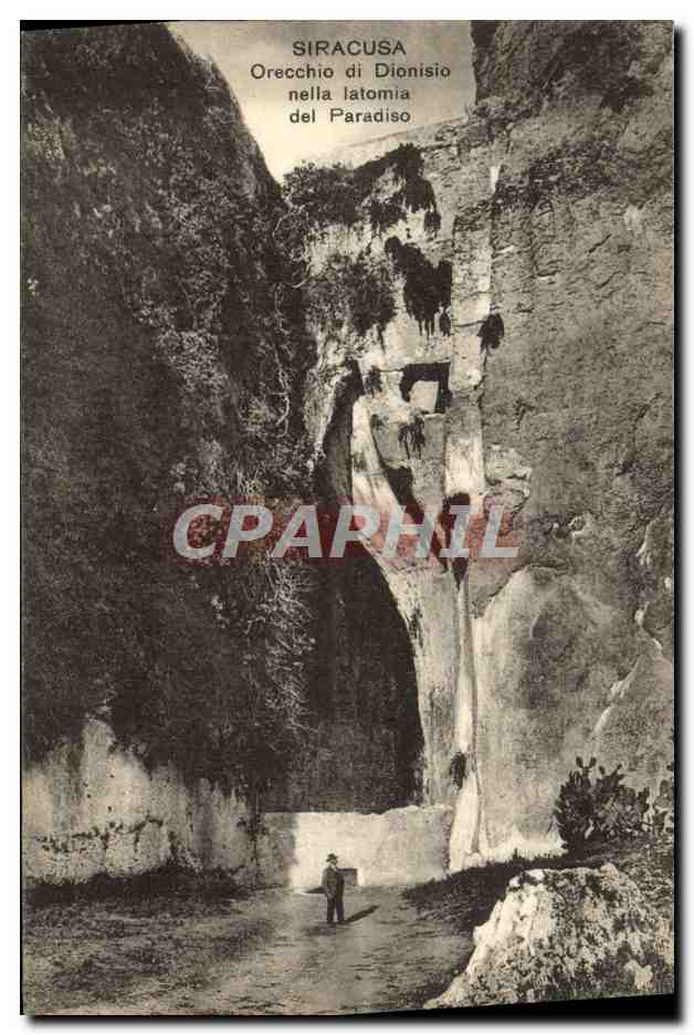 CPA Siracusa Orecchio Di Dionisio Nella Latomia Del Paradiso