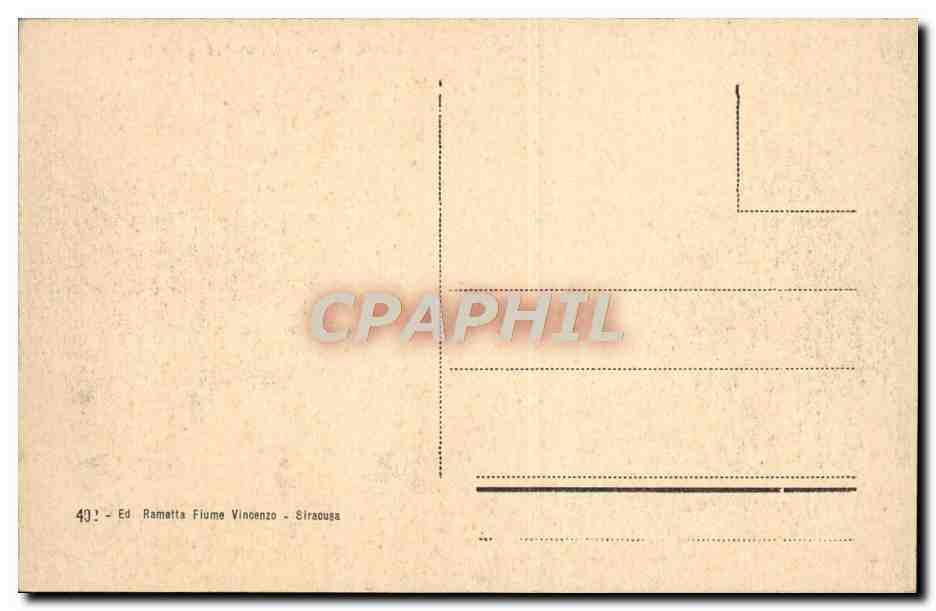 CPA Siracusa Latomie Dai Cappuccini — Rückseite