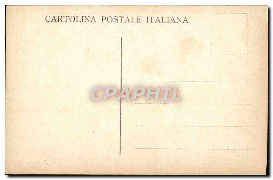 CPA Pompei Casa Dei Vetti Psiche Florale — Verso