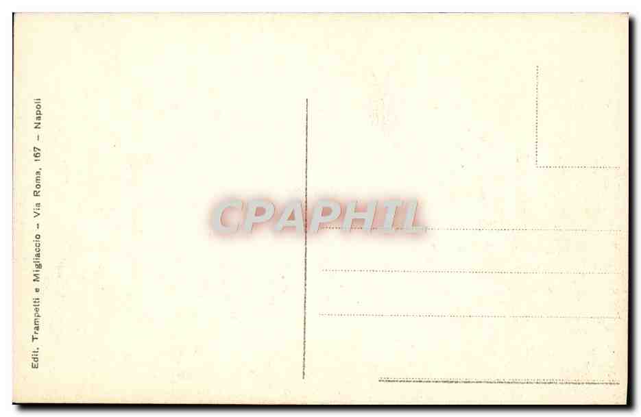 CPA Pompei Ara Del Tempio a Mercurio Di Vespasiano — Rückseite
