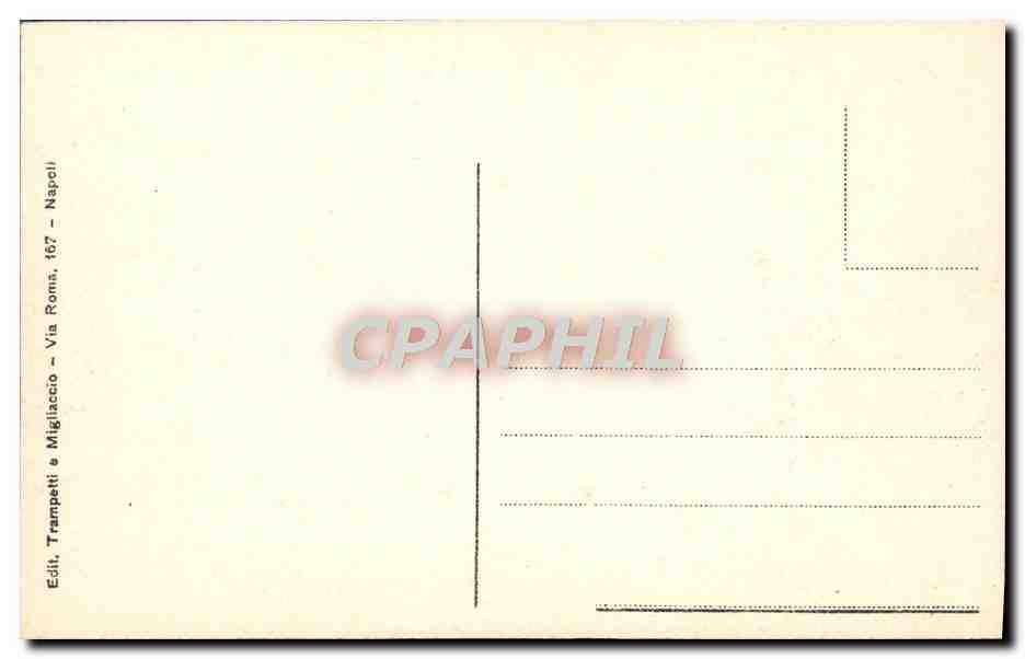 CPA Pompei Viridario Della Casa Degli Amorini Dorati — Verso