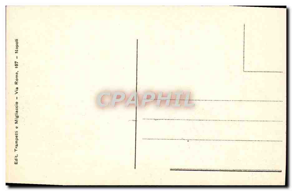 CPA Pompei Casa Dei Vettii Peristilio — Verso