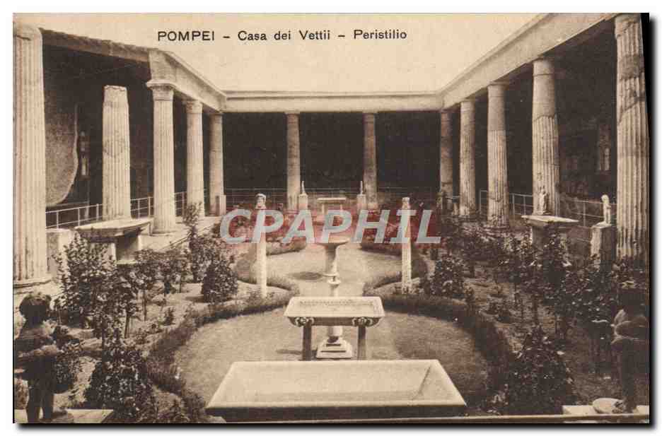CPA Pompei Casa Dei Vettii Peristilio