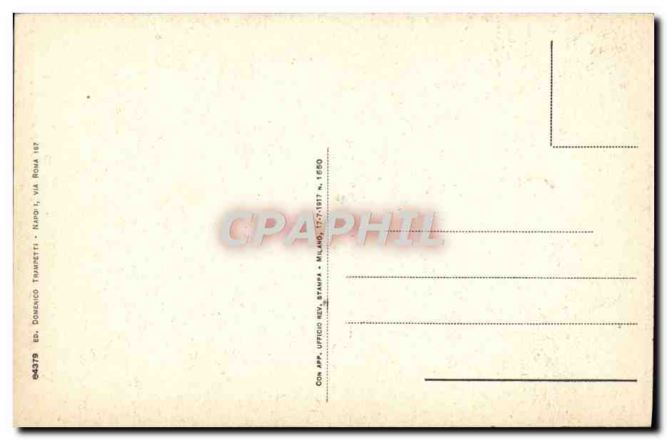 CPA Valle Di Pompei interno Del Santuario  — Rückseite
