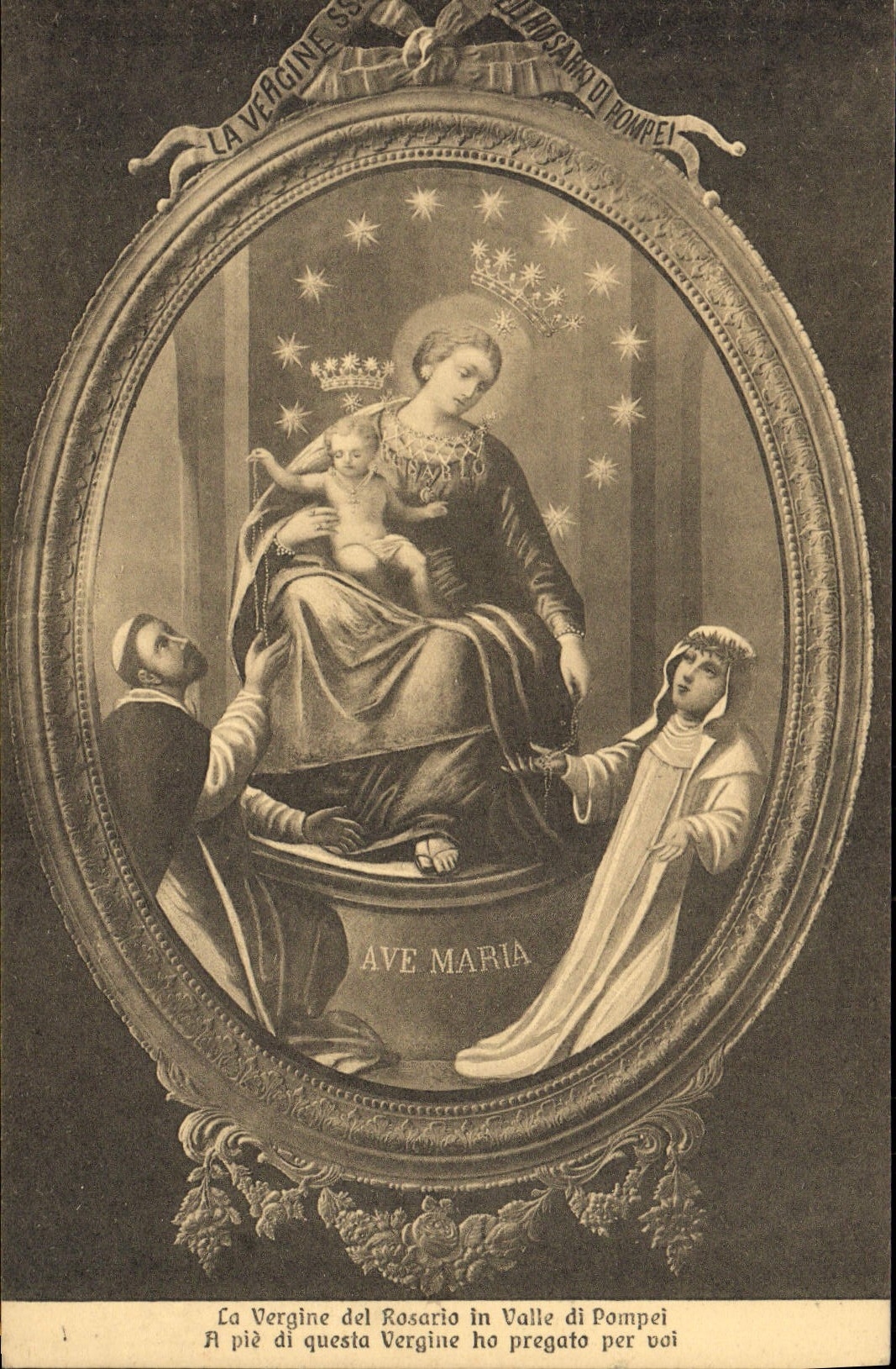 CPA La Vergine Del Rosario in Valle Di Pompei 