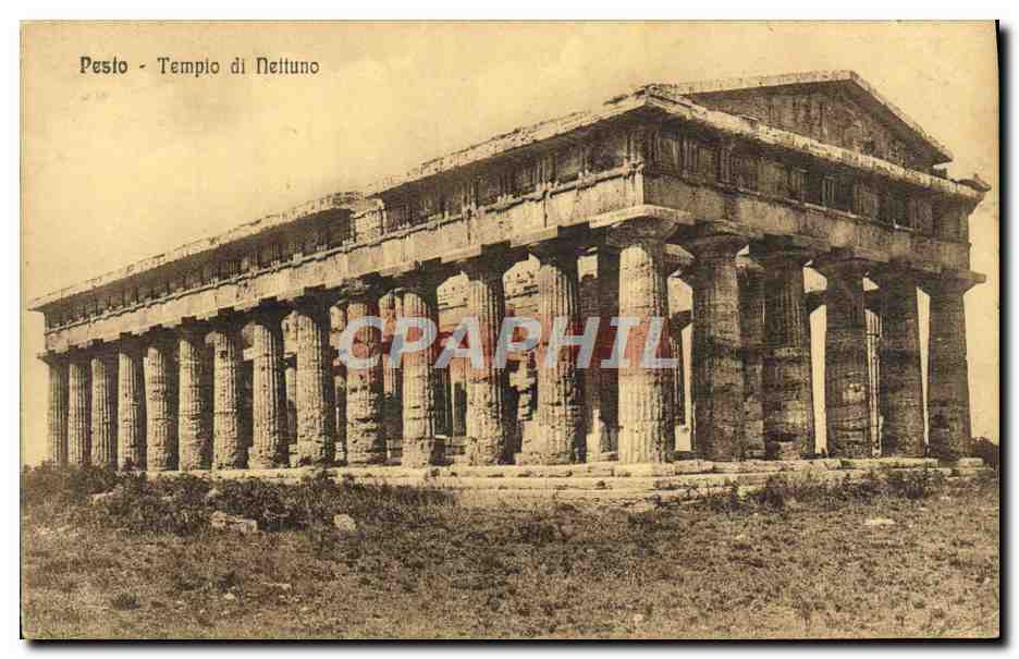 CPA Pesto Tempio Di Nettuno