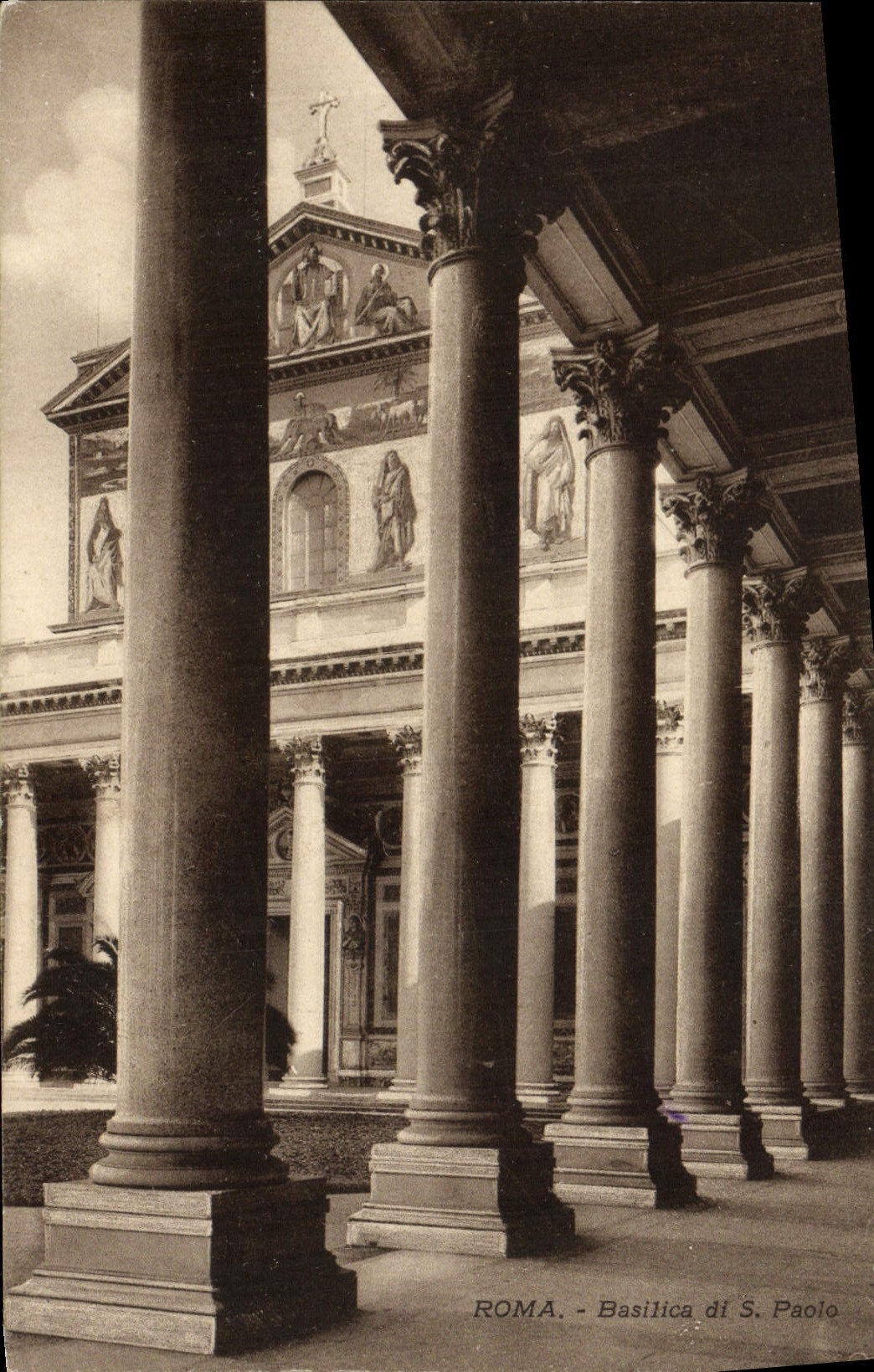 CPA Roma Basilica Di S Paolo