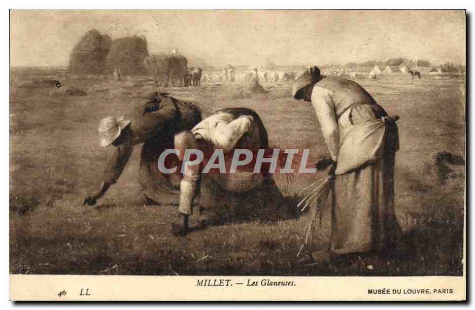 CPA Millet Les Glaneuses Musee Du Louvre Paris