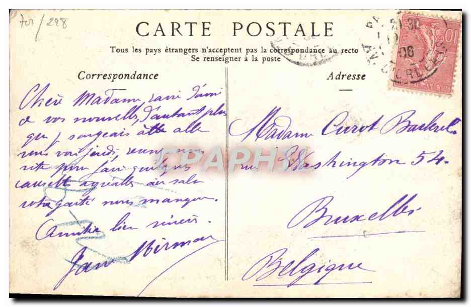 CPA Salon De 1905 Reve d'Orient Par Lecomte Du Nouy — Verso