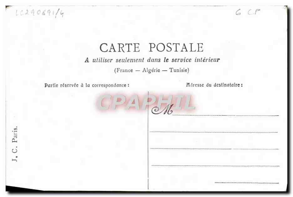 CPA Le Galant Photographe Femme  — Verso