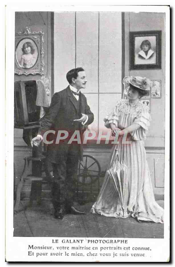 Le Galant Photographe — scène de studio — J.C. Paris