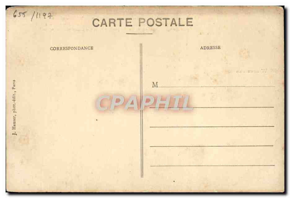 CPA Avion Monoplan Antoinette Wiencziers  — Rückseite