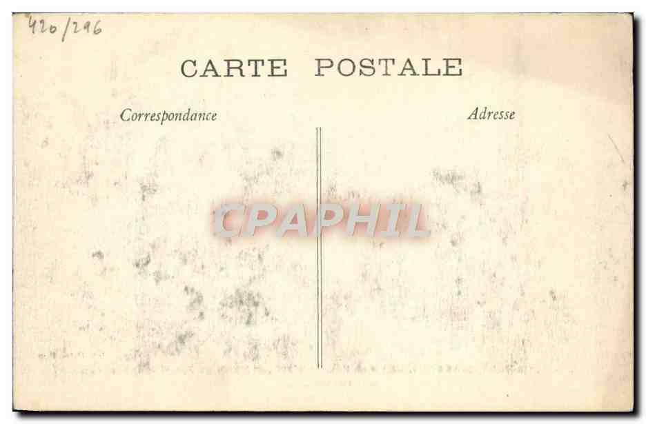 CPA Avion Paris Rome 28 mai 1911 Biplan Farman Prince de Nyssik Automobiline — Rückseite