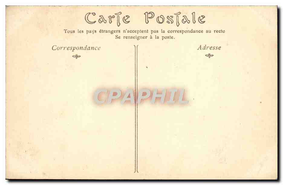 Dirigeable « Patrie » — vol au-dessus d'un champ avec foule — éditeur MD Pr. n° 2405 — Rückseite