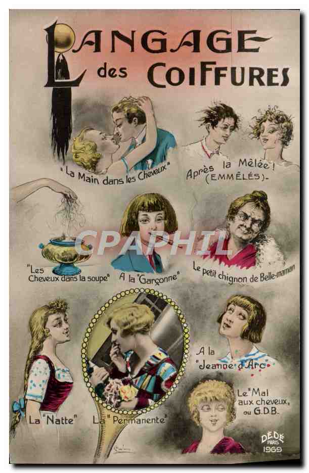 Langage des Coiffures — Dédé, Paris 1909