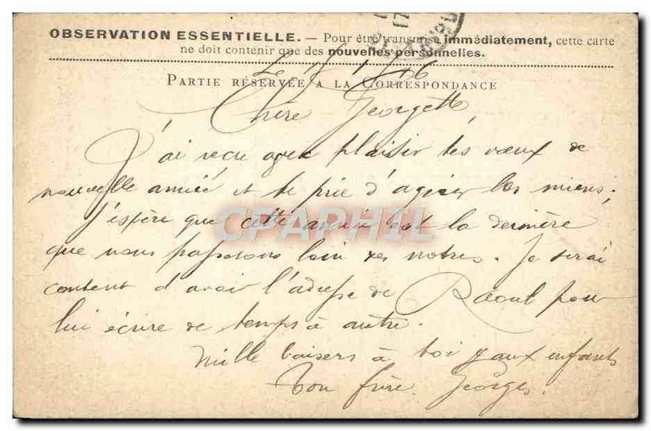 Correspondance des Armées de la République — Modèle B — Éditeur non visible — Reverso
