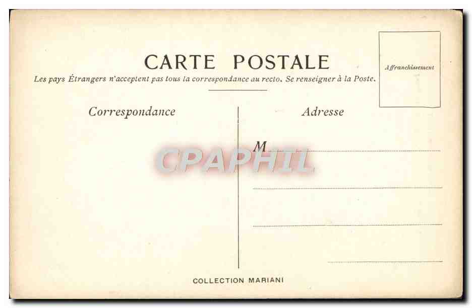CPA Fantaisie Vive le vin Mariani Moncel — Verso