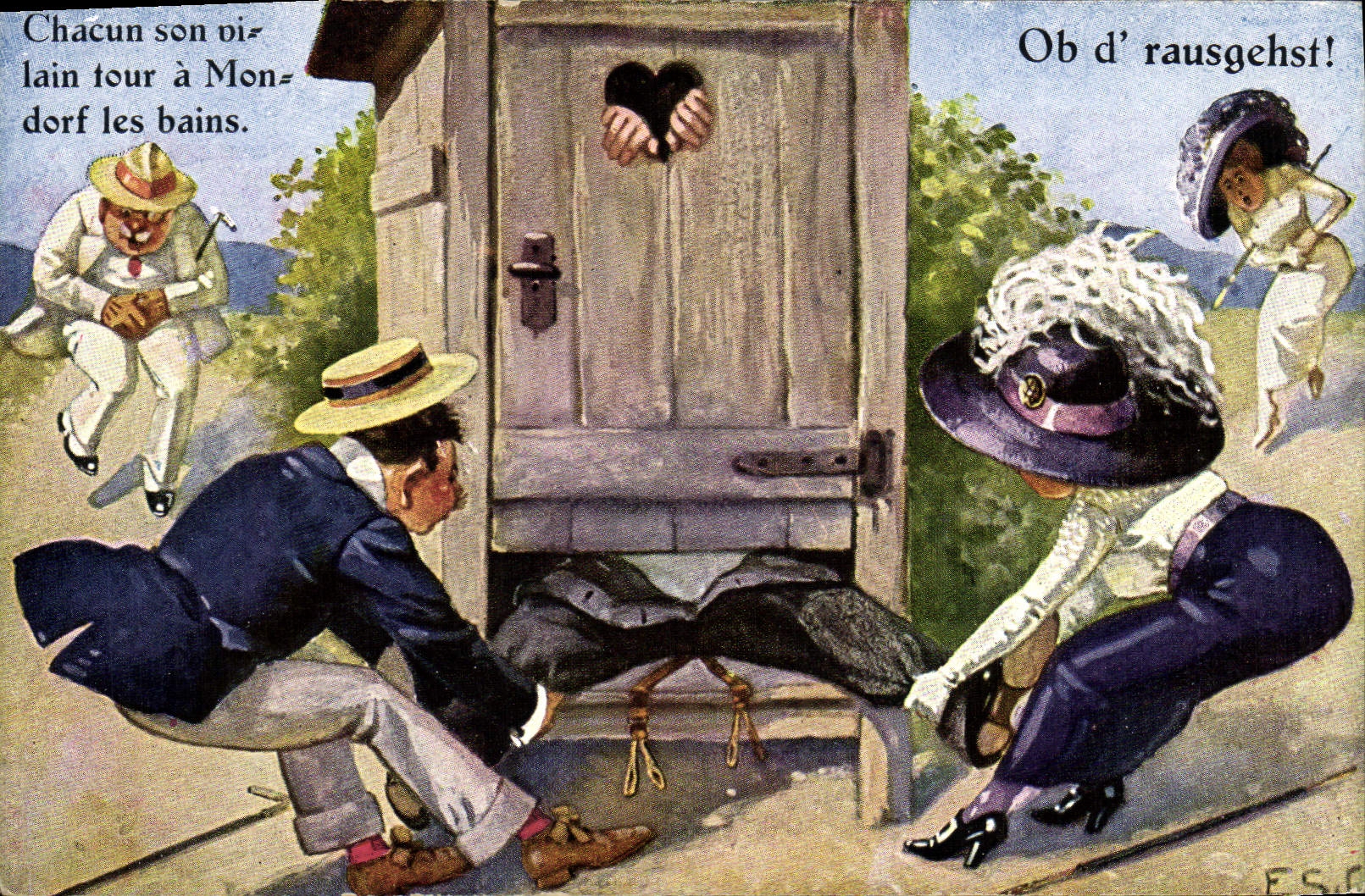 Chacun son vilain tour à Mondorf-les-Bains — E.S.C. — N° 1160