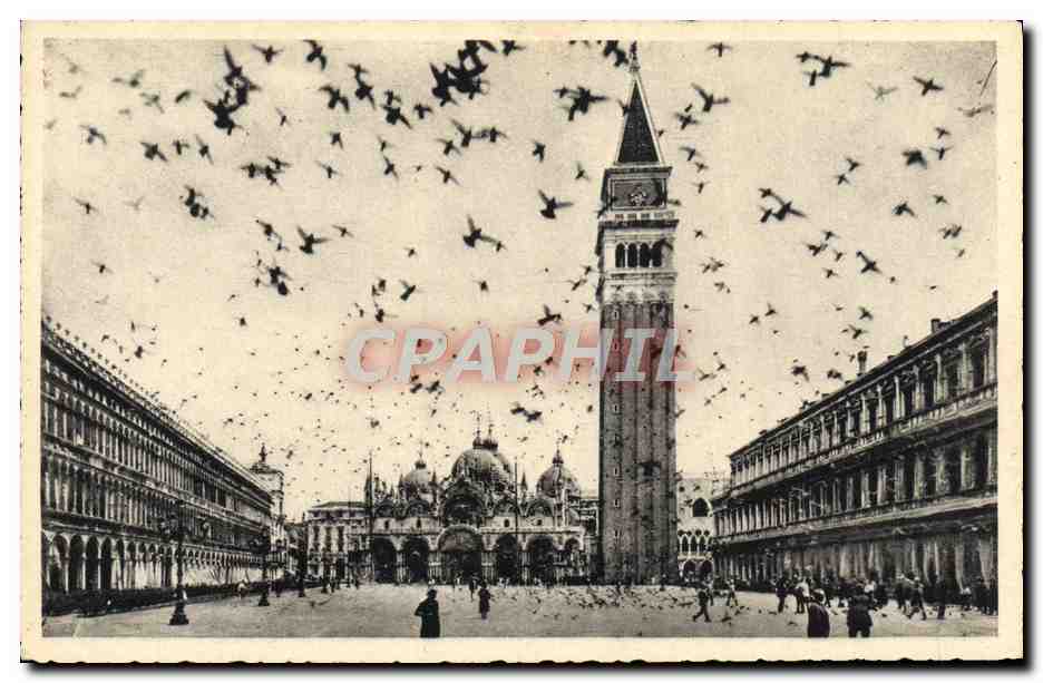CPA Venezia Plazzo S Marco E Campanite Place S Marc Et Campanile