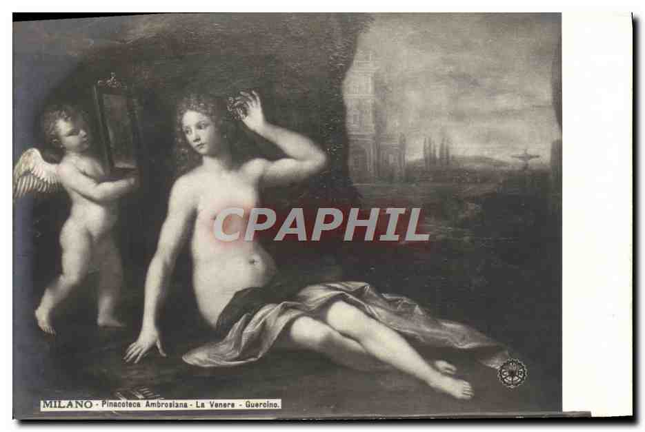 CPA Milano Pinacoteca Ambrosiana La Venera Guercino