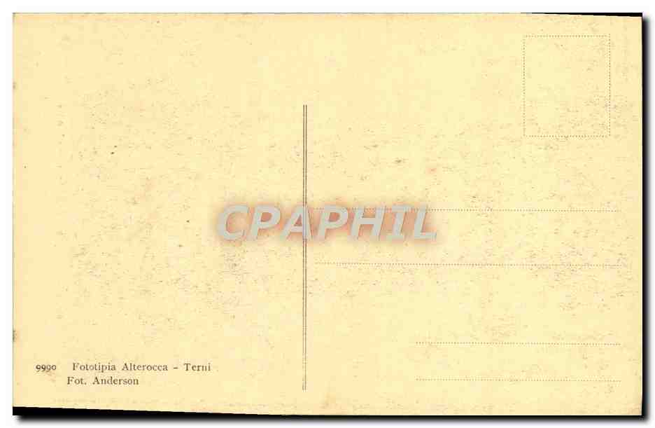 CPA Michelangiolo La Creazione Dell'Uomo Cappella Sistina Palazzo Vaticano Roma — Verso