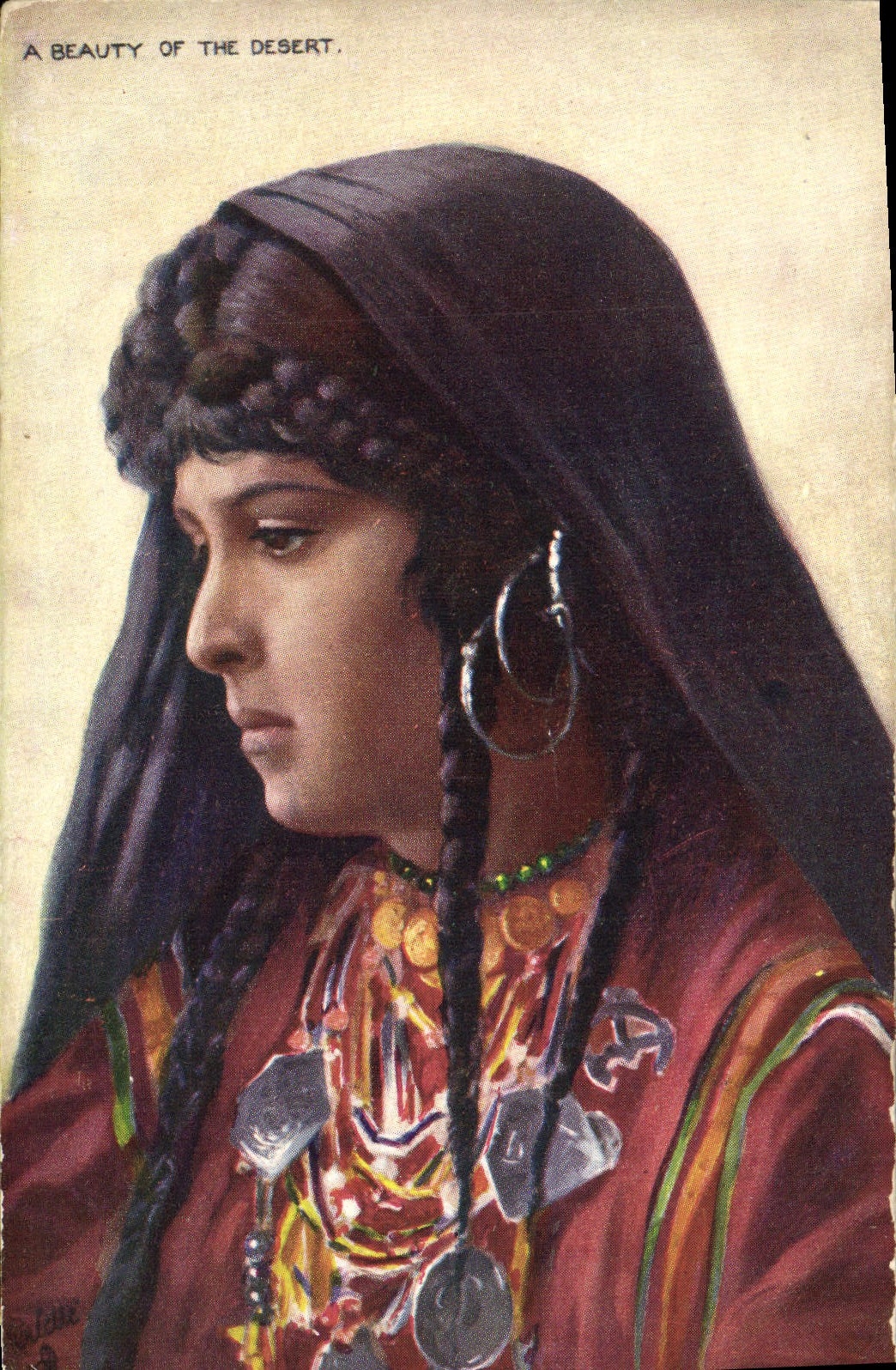 Une beauté du désert — Égypte — Édition de 'The Egyptian Gazette'