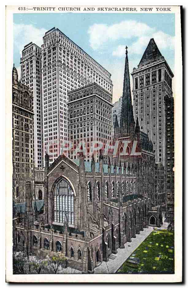 CPA Trinity Church And Skyscrapers New York