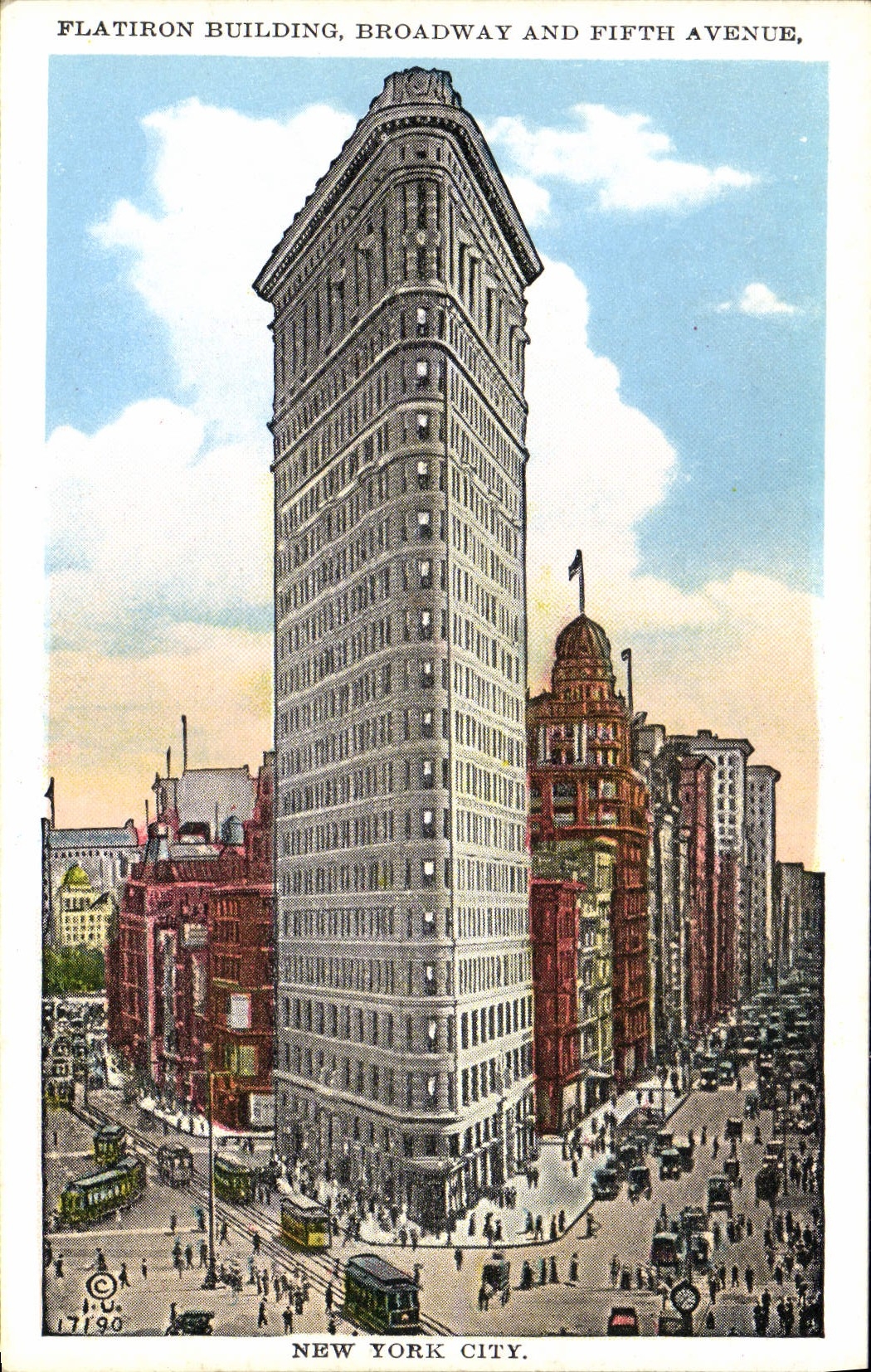 CPA Flatiron Building Broadway And Fifth Avenue New York City