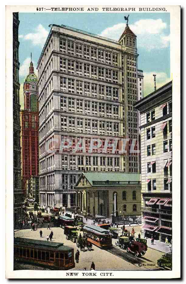 CPA Telephone And Telegraph Building New York City Tramway