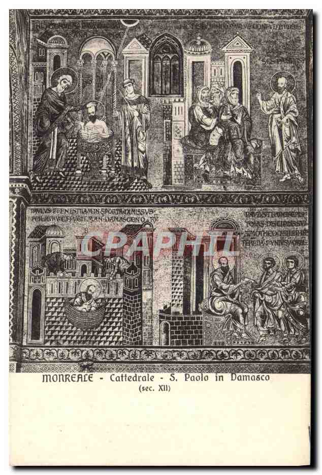 CPA Monreale Cattedrale S Paolo In Damasco