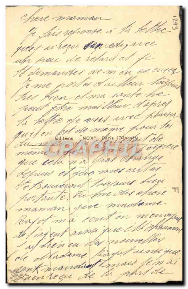 CPA Egypte Sphinw Chameau (dessin peint a la main) — Rückseite