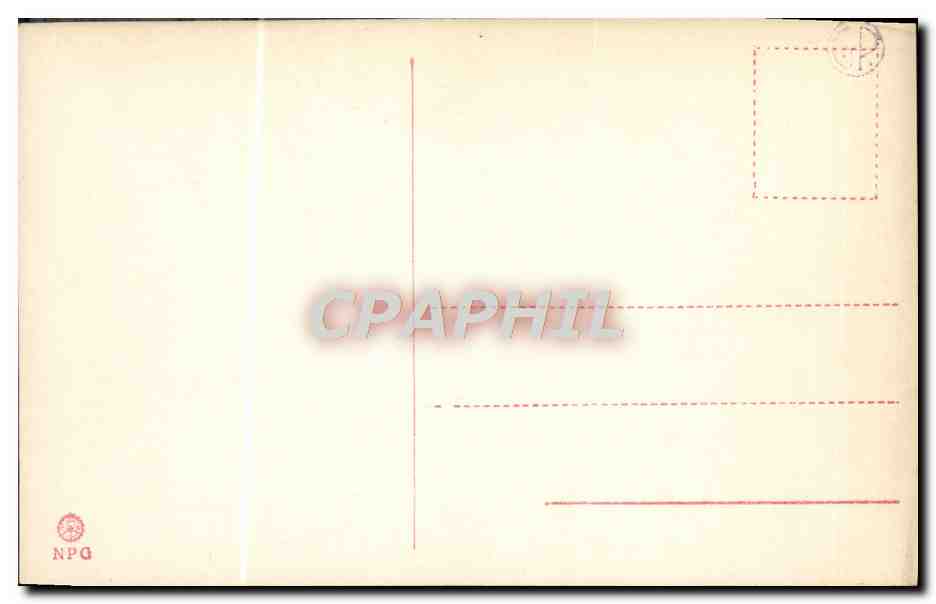 CPA Firenze Madonna Del Baidacchino Raffaelle Gall Pitti — Rückseite