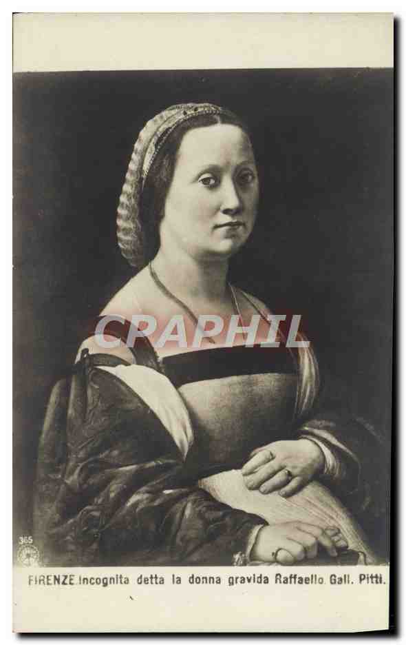 CPA Firenze Incognita Detta La Donna Gravida Raffaello Gall Pitti